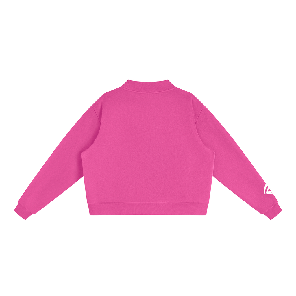 PHIEUX Fleece Mock-Neck Sweatshirt