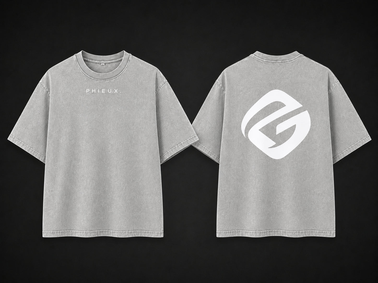 PHIEUX Oversized Cotton T-Shirt