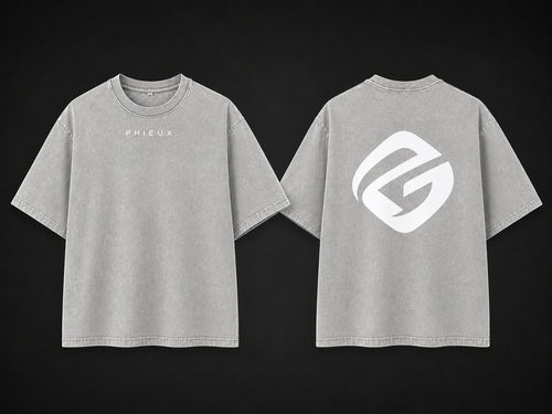 PHIEUX Oversized Cotton T-Shirt