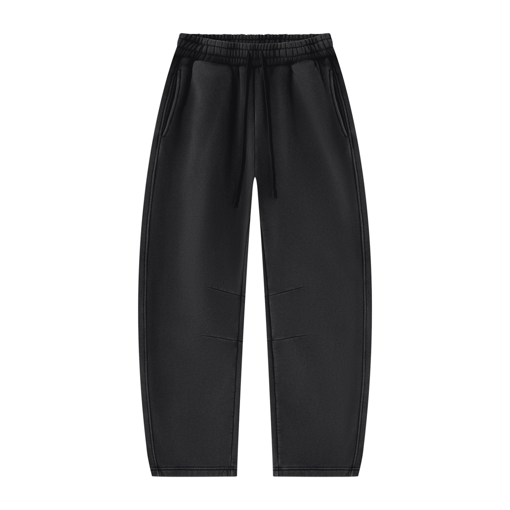 PHIEUX Vintage Wash Barrel Leg Sweatpants