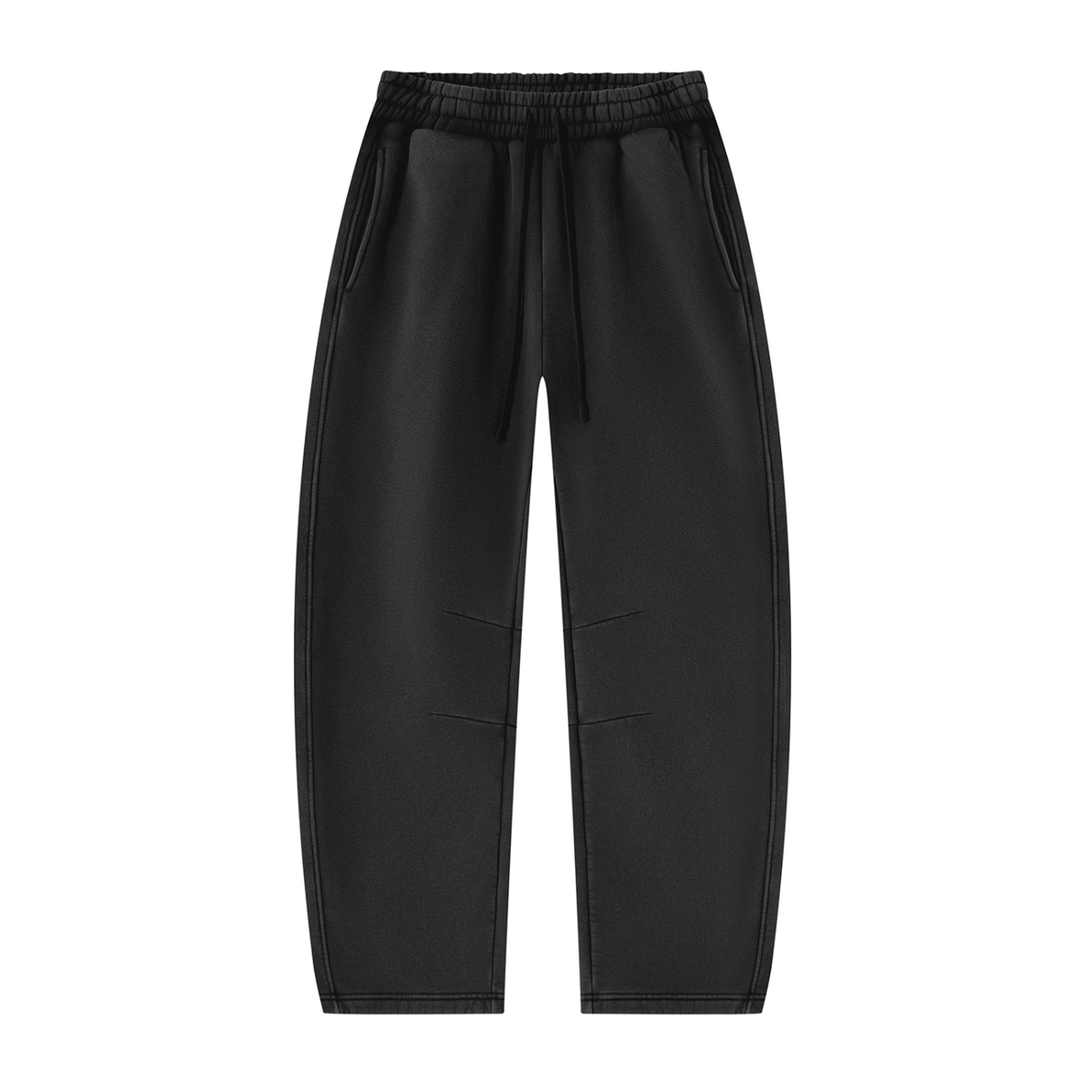 PHIEUX Vintage Wash Barrel Leg Sweatpants