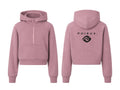 PHIEUX Cropped Half-Zip Hoodie