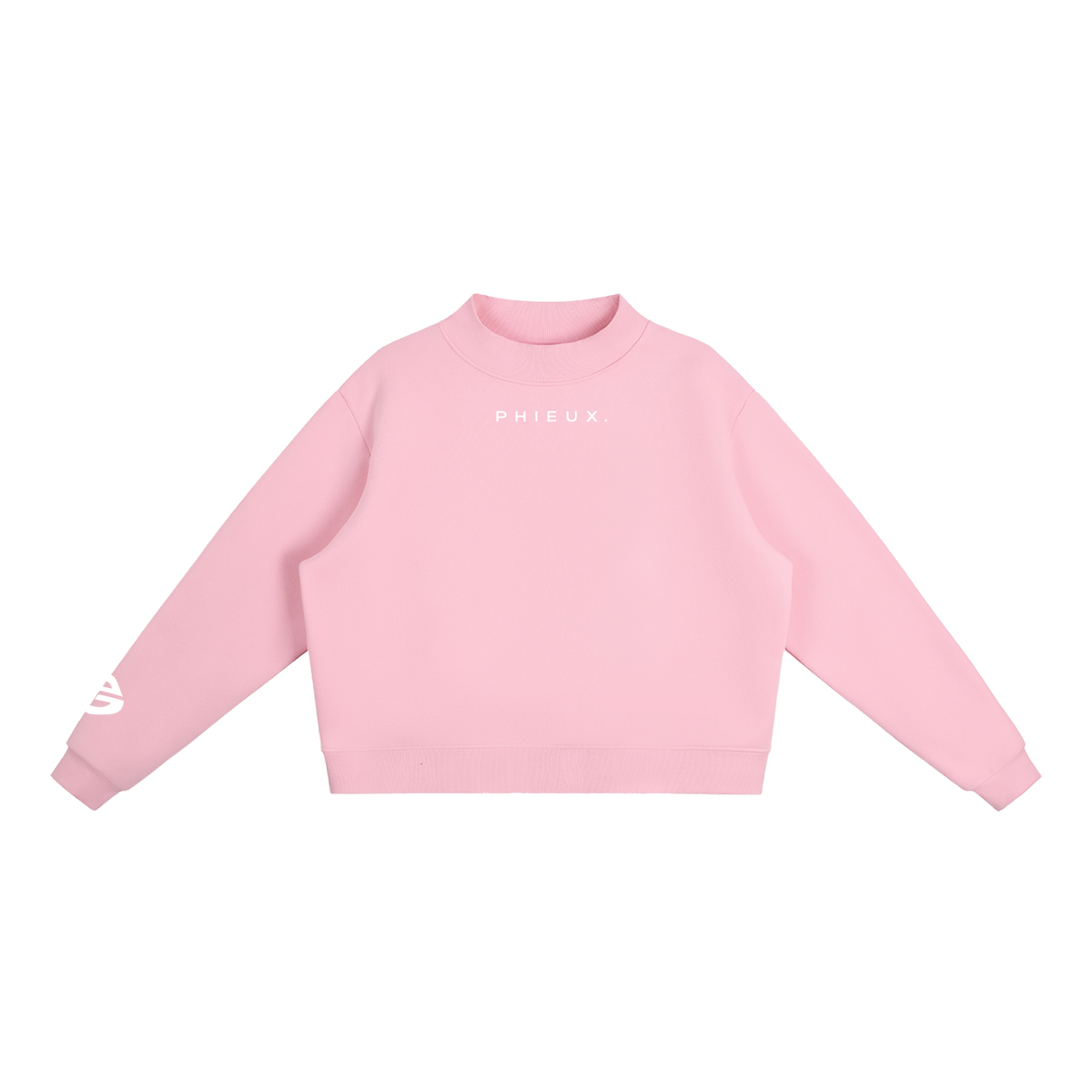 PHIEUX Fleece Mock-Neck Sweatshirt
