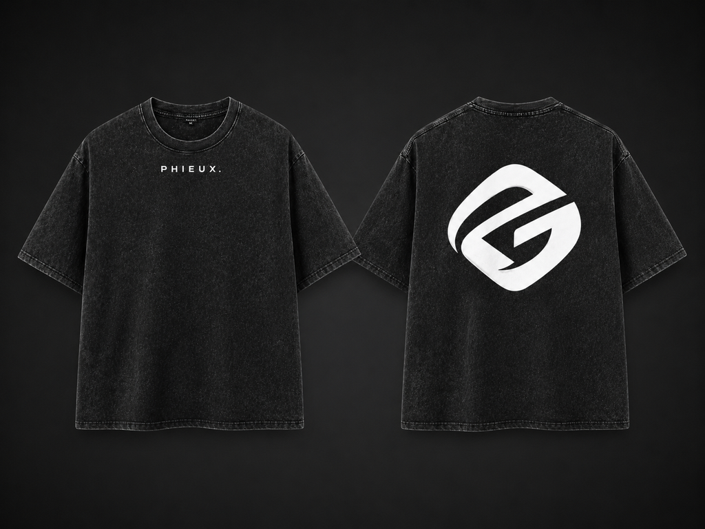 PHIEUX Oversized Cotton T-Shirt