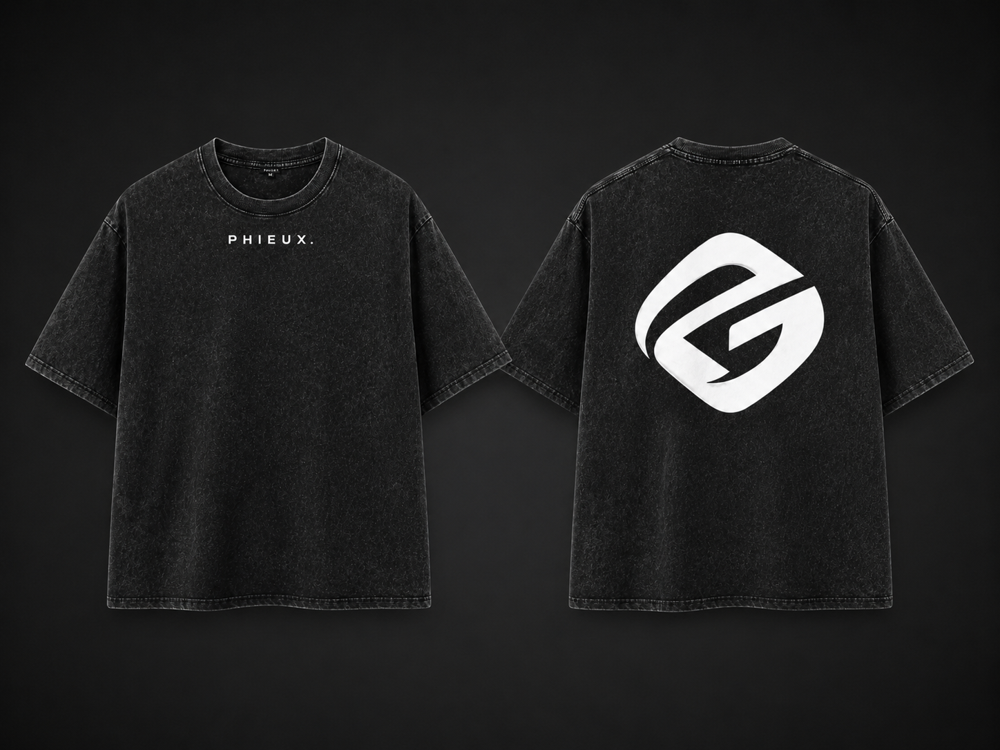 PHIEUX Oversized Cotton T-Shirt