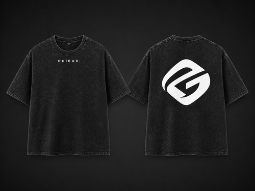 PHIEUX Oversized Cotton T-Shirt