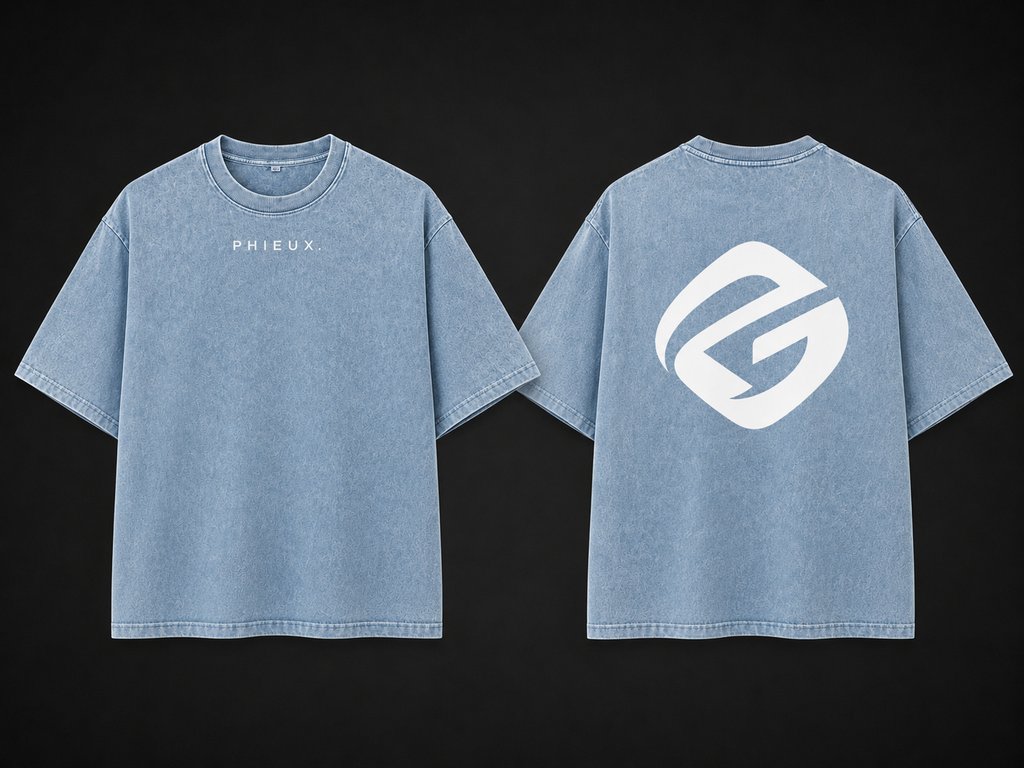 PHIEUX Oversized Cotton T-Shirt
