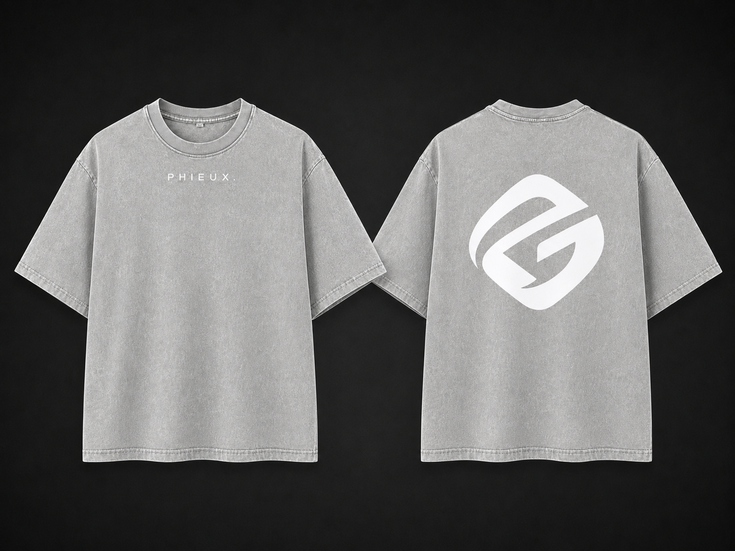 PHIEUX Oversized Cotton T-Shirt