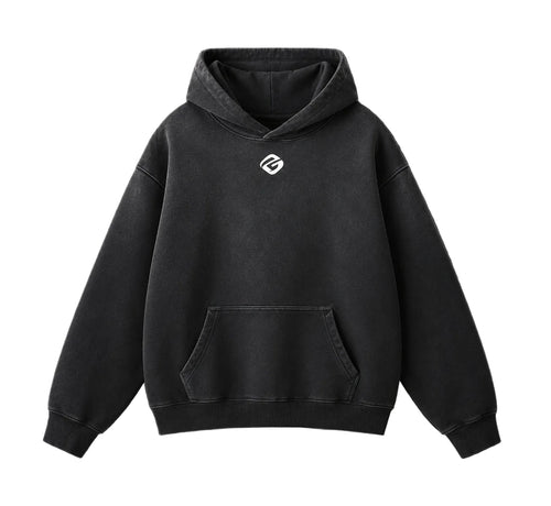 PHIEUX Washed Oversized Hoodie