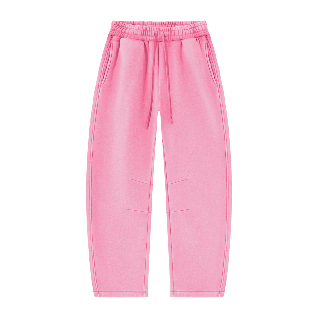 PHIEUX Vintage Wash Barrel Leg Sweatpants