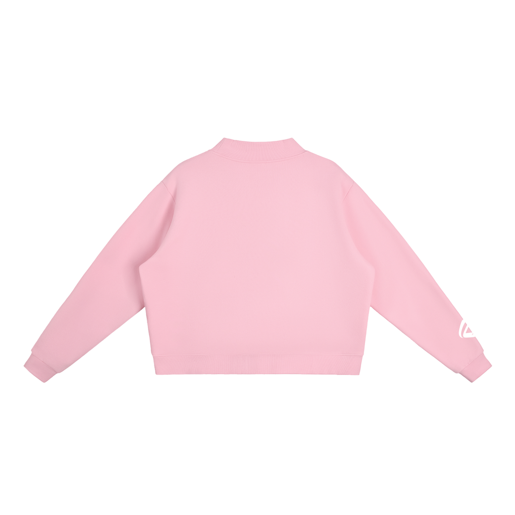 PHIEUX Fleece Mock-Neck Sweatshirt