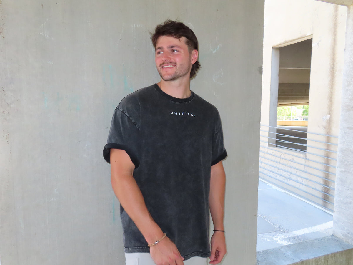 PHIEUX Washed Oversized Tee